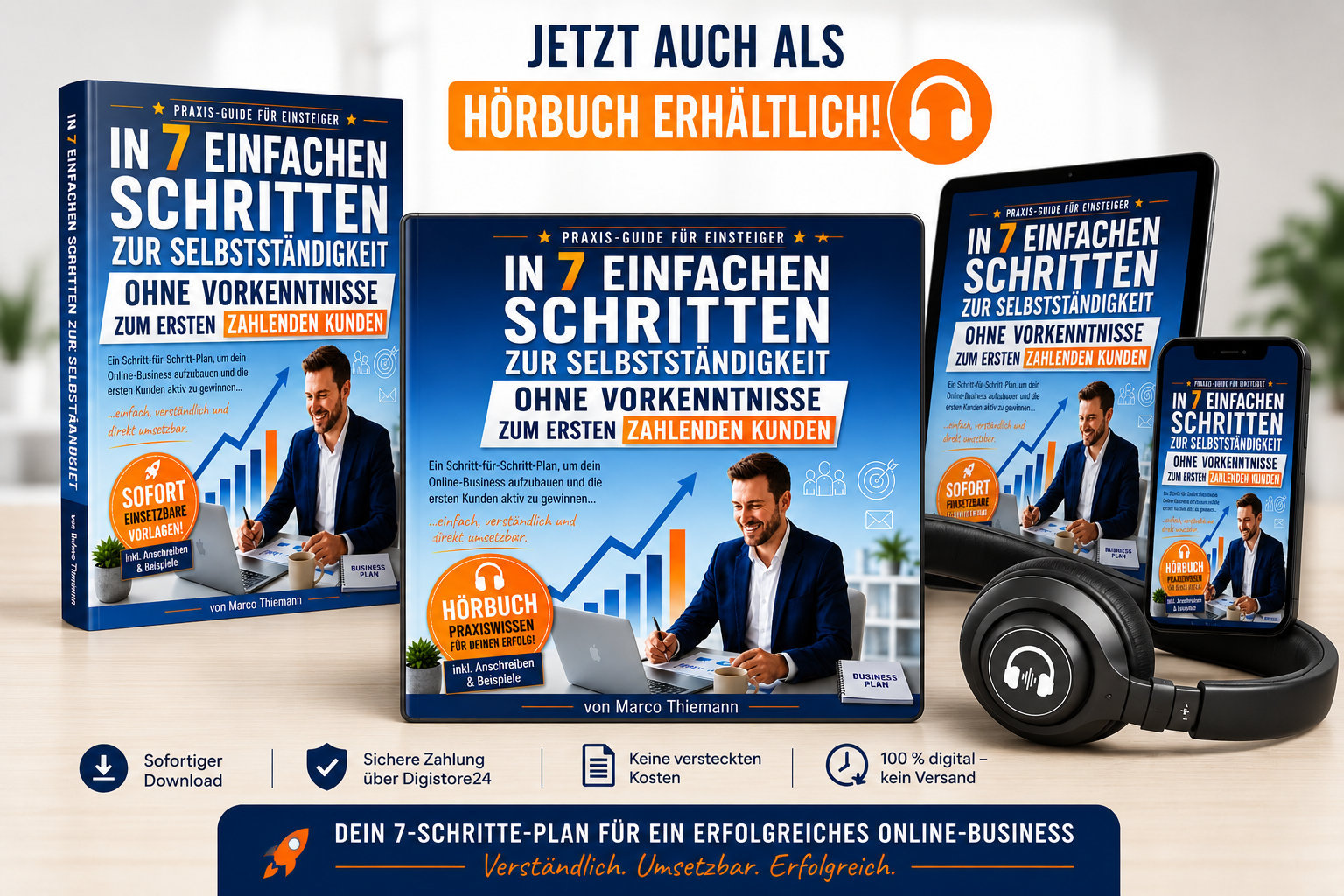 Mockup für Hörbuch